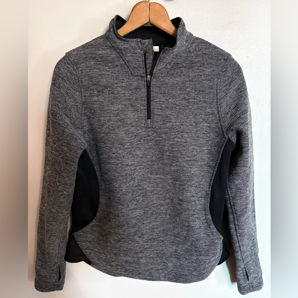 Spyder Pullover 
Heathered Black Quarter-Zip